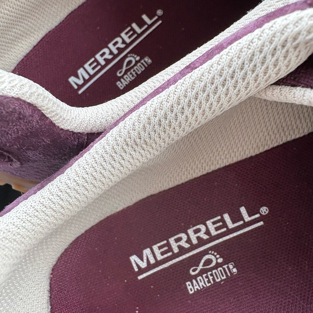 Merrell Women's Burgundy Suede Trail Sneaker - Picture 9 of 12